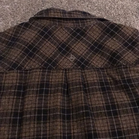 Prana button down flannel, organic cotton - Picture 7 of 8